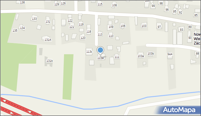 Nowa Wieś, Nowa Wieś, 113a, mapa Nowa Wieś