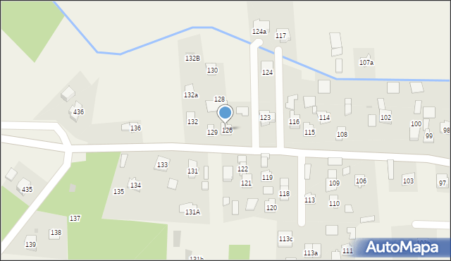 Nowa Wieś, Nowa Wieś, 126, mapa Nowa Wieś