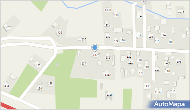 Nowa Wieś, Nowa Wieś, 133, mapa Nowa Wieś