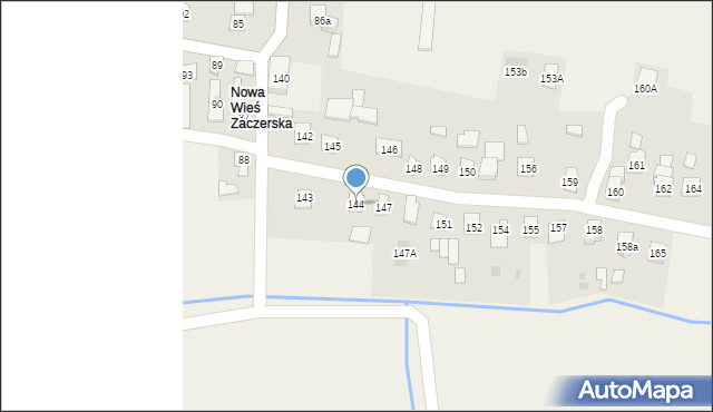 Nowa Wieś, Nowa Wieś, 144, mapa Nowa Wieś