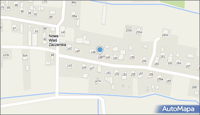 Nowa Wieś, Nowa Wieś, 148, mapa Nowa Wieś