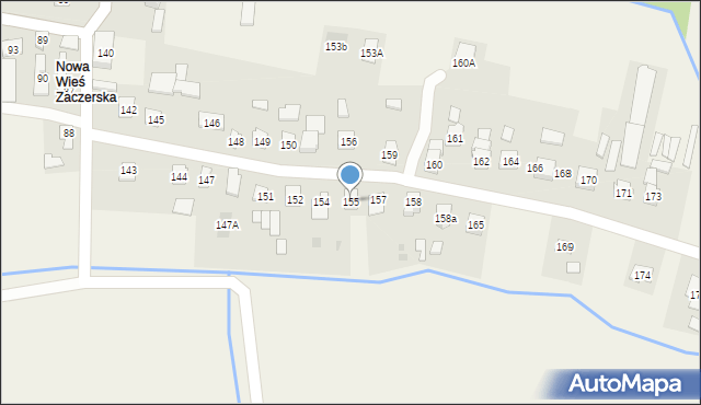Nowa Wieś, Nowa Wieś, 155, mapa Nowa Wieś