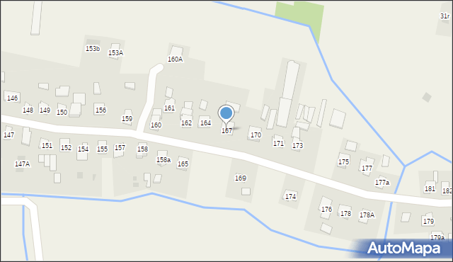 Nowa Wieś, Nowa Wieś, 167, mapa Nowa Wieś