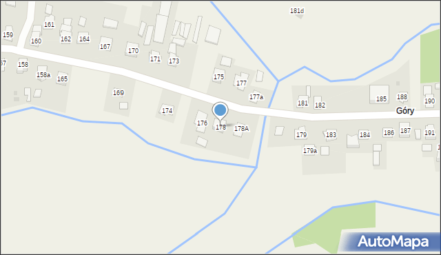 Nowa Wieś, Nowa Wieś, 178, mapa Nowa Wieś