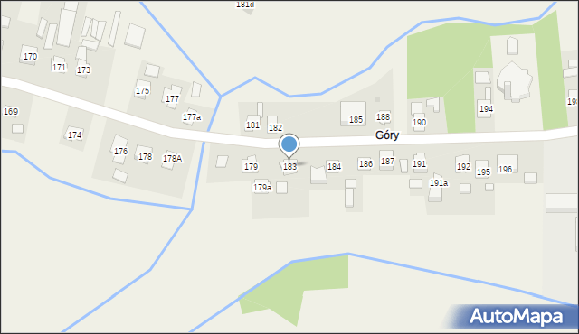 Nowa Wieś, Nowa Wieś, 183, mapa Nowa Wieś