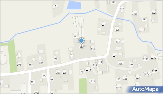 Nowa Wieś, Nowa Wieś, 212, mapa Nowa Wieś