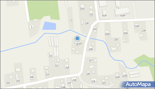 Nowa Wieś, Nowa Wieś, 217, mapa Nowa Wieś