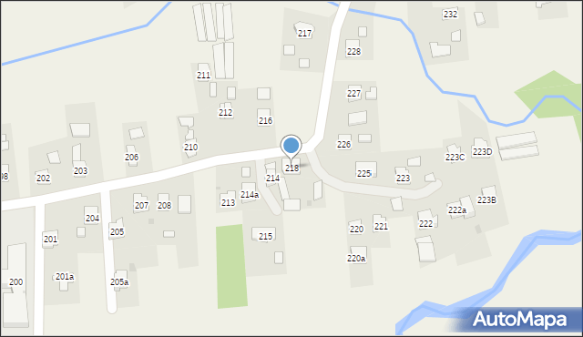Nowa Wieś, Nowa Wieś, 218, mapa Nowa Wieś