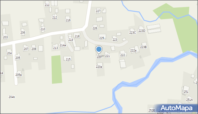 Nowa Wieś, Nowa Wieś, 220, mapa Nowa Wieś