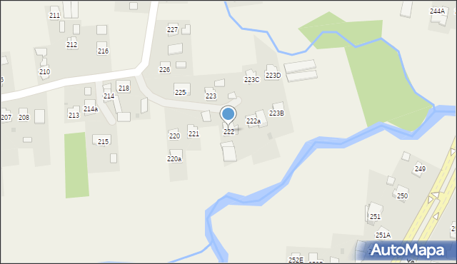 Nowa Wieś, Nowa Wieś, 222, mapa Nowa Wieś