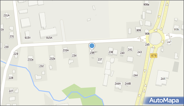 Nowa Wieś, Nowa Wieś, 235, mapa Nowa Wieś