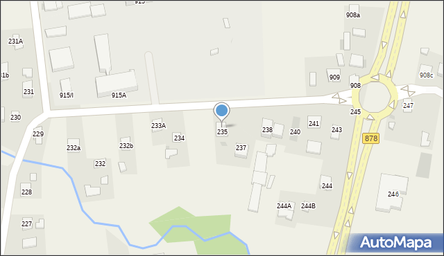 Nowa Wieś, Nowa Wieś, 236, mapa Nowa Wieś