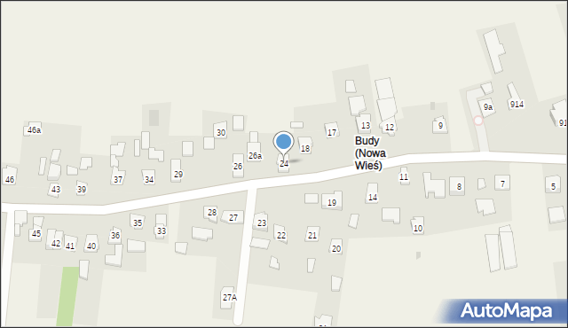 Nowa Wieś, Nowa Wieś, 24, mapa Nowa Wieś