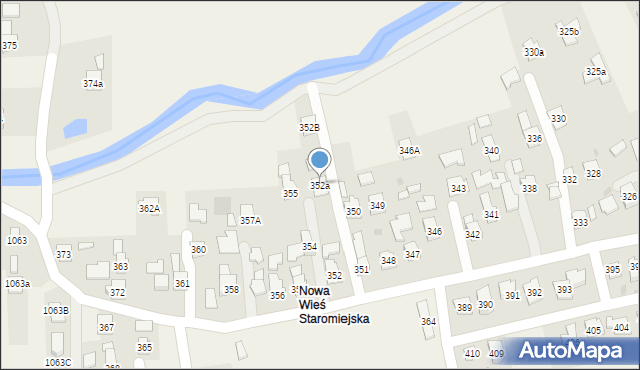 Nowa Wieś, Nowa Wieś, 352a, mapa Nowa Wieś