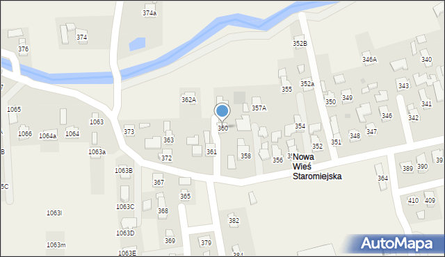 Nowa Wieś, Nowa Wieś, 360, mapa Nowa Wieś