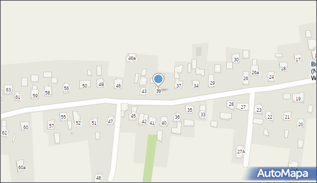 Nowa Wieś, Nowa Wieś, 39, mapa Nowa Wieś