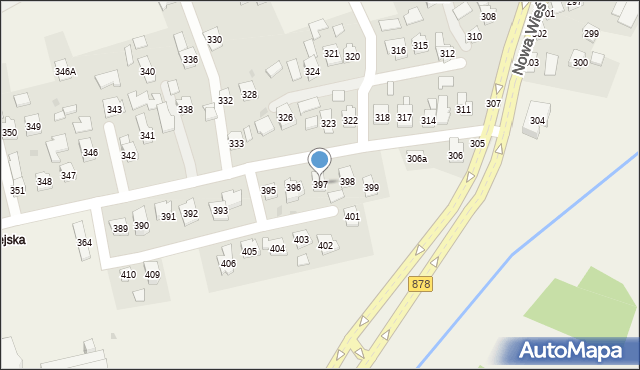Nowa Wieś, Nowa Wieś, 397, mapa Nowa Wieś