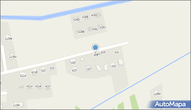 Nowa Wieś, Nowa Wieś, 428, mapa Nowa Wieś