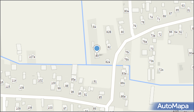 Nowa Wieś, Nowa Wieś, 83, mapa Nowa Wieś