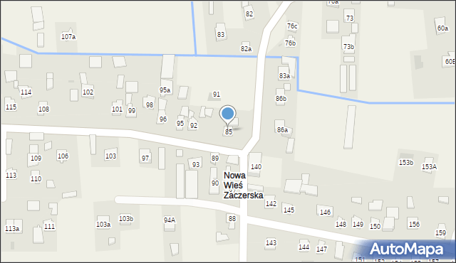 Nowa Wieś, Nowa Wieś, 85, mapa Nowa Wieś
