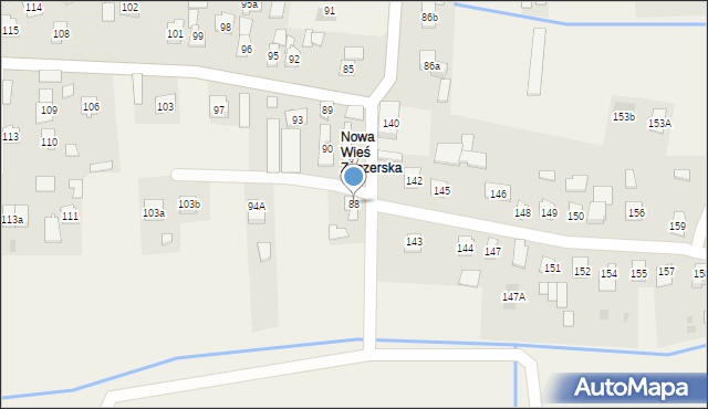 Nowa Wieś, Nowa Wieś, 88, mapa Nowa Wieś