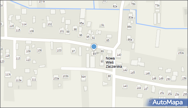 Nowa Wieś, Nowa Wieś, 93, mapa Nowa Wieś