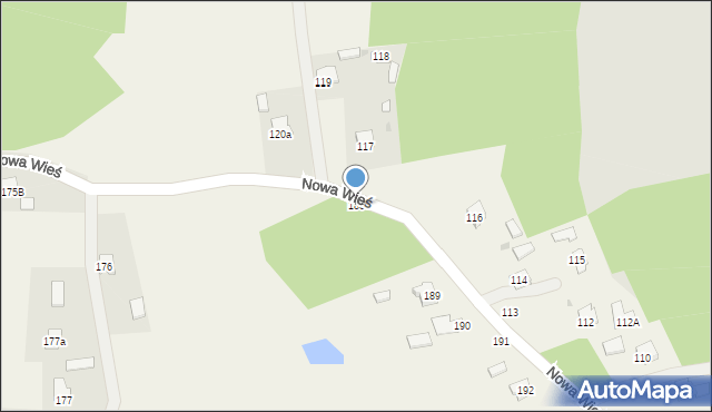 Nowa Wieś, Nowa Wieś, 188, mapa Nowa Wieś