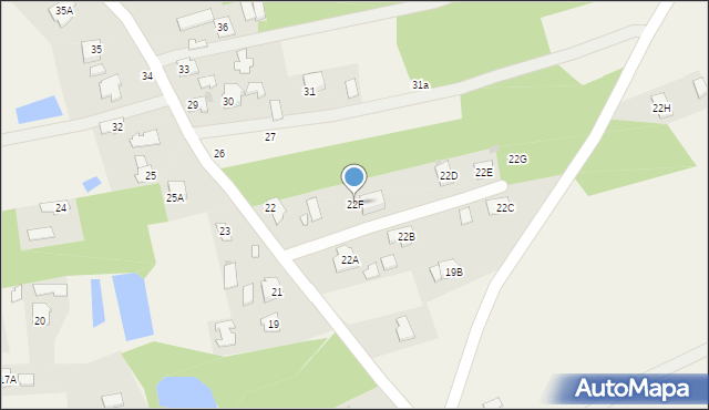 Nowa Wieś, Nowa Wieś, 22F, mapa Nowa Wieś