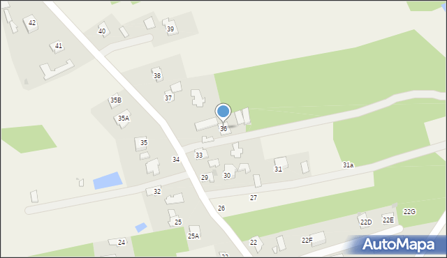 Nowa Wieś, Nowa Wieś, 36, mapa Nowa Wieś
