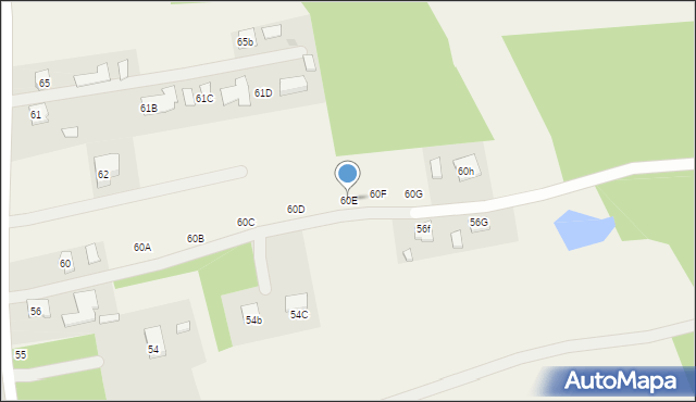 Nowa Wieś, Nowa Wieś, 60E, mapa Nowa Wieś
