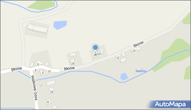 Nowa Wieś, Nowa Wieś, 28, mapa Nowa Wieś