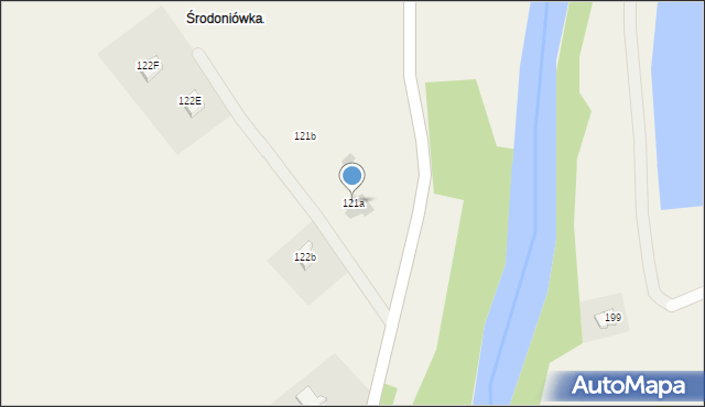 Nowa Wieś, Nowa Wieś, 121a, mapa Nowa Wieś