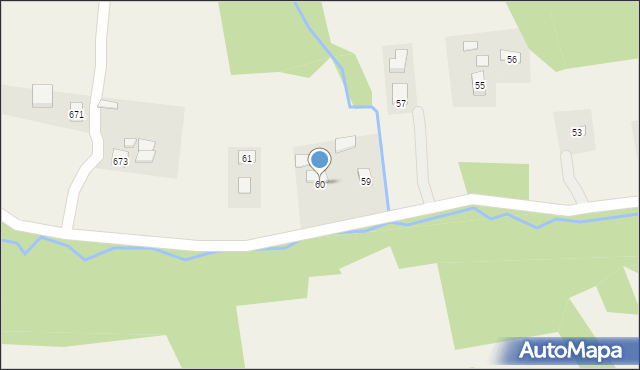 Nowa Wieś, Nowa Wieś, 60, mapa Nowa Wieś