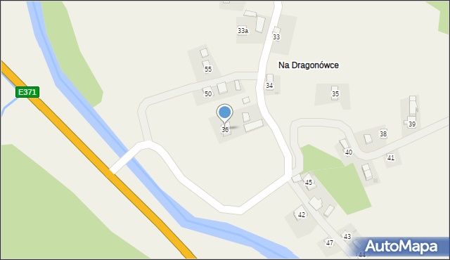 Nowa Wieś, Nowa Wieś, 36, mapa Nowa Wieś