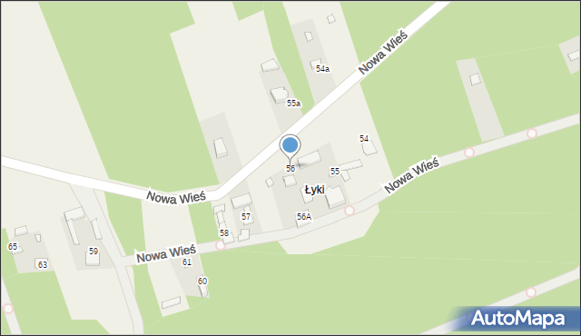 Nowa Wieś, Nowa Wieś, 56, mapa Nowa Wieś
