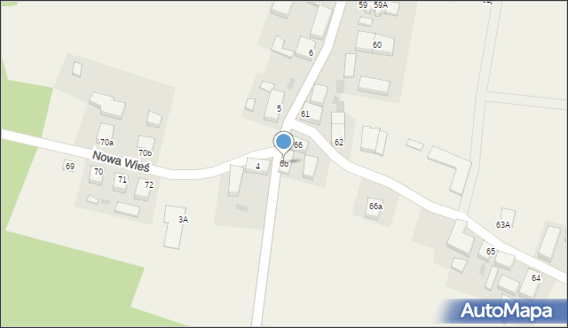 Nowa Wieś, Nowa Wieś, 6b, mapa Nowa Wieś