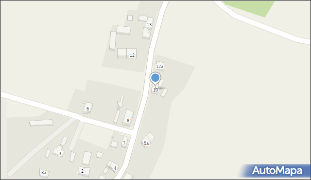 Nowa Wieś, Nowa Wieś, 10, mapa Nowa Wieś