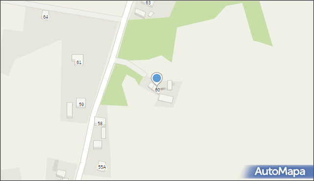 Nowa Wieś, Nowa Wieś, 60, mapa Nowa Wieś