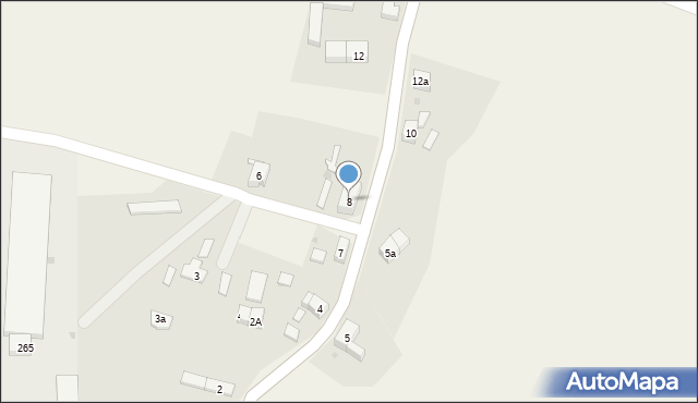Nowa Wieś, Nowa Wieś, 8, mapa Nowa Wieś
