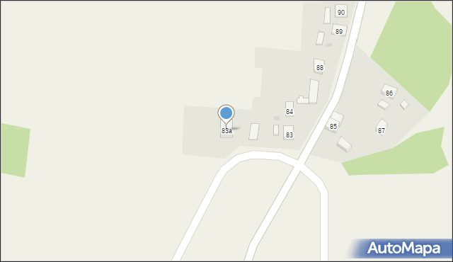 Nowa Wieś, Nowa Wieś, 83a, mapa Nowa Wieś