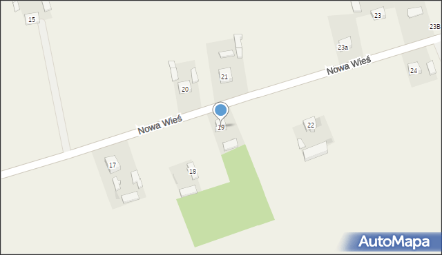 Nowa Wieś, Nowa Wieś, 19, mapa Nowa Wieś