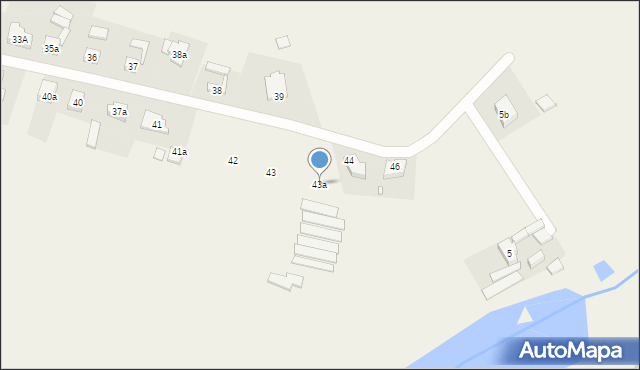 Nowa Wieś, Nowa Wieś, 43a, mapa Nowa Wieś