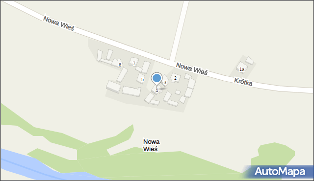 Nowa Wieś, Nowa Wieś, 4, mapa Nowa Wieś