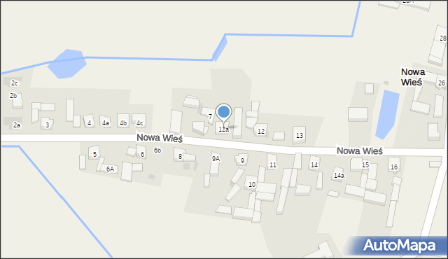 Nowa Wieś, Nowa Wieś, 12a, mapa Nowa Wieś