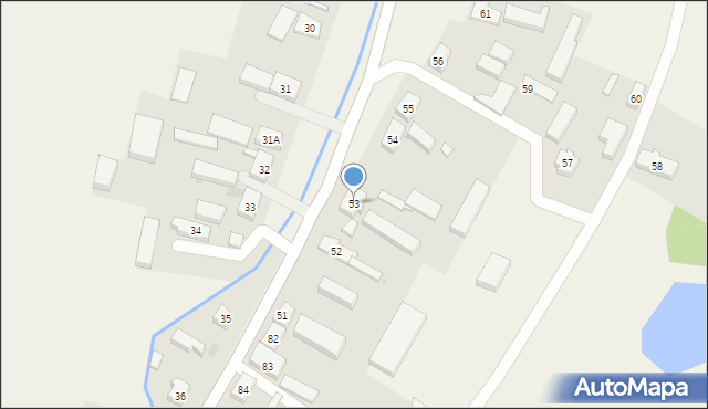 Nowa Wieś, Nowa Wieś, 53, mapa Nowa Wieś