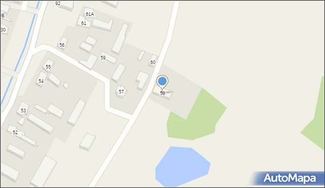 Nowa Wieś, Nowa Wieś, 58, mapa Nowa Wieś