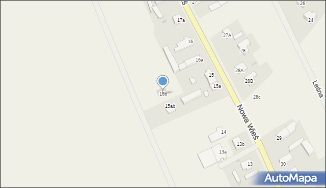 Nowa Wieś, Nowa Wieś, 16b, mapa Nowa Wieś
