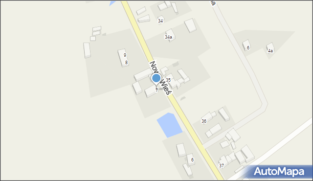 Nowa Wieś, Nowa Wieś, 7, mapa Nowa Wieś
