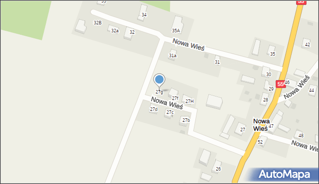 Nowa Wieś, Nowa Wieś, 27g, mapa Nowa Wieś