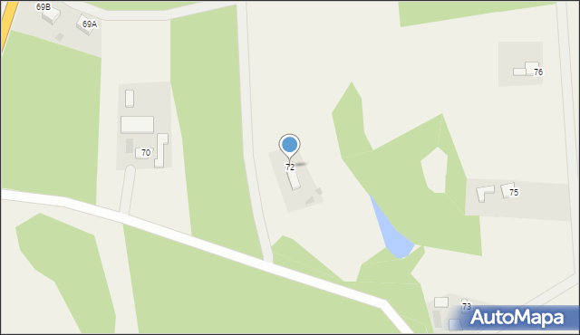 Nowa Wieś, Nowa Wieś, 72, mapa Nowa Wieś